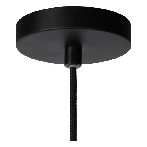 Светильник подвесной Tycho 45474/06/30 Lucide серый прозрачный 6 ламп, основание чёрное в стиле винтаж молекула фото 3